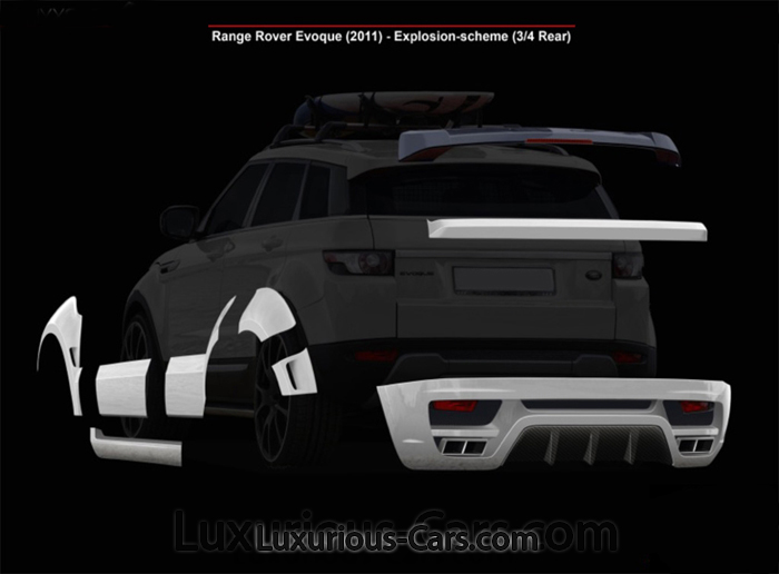 Range Rover Evoque wide bodykit carbon